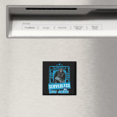 Serverloze Grappige Apen Ontwikkelaar Humor Magneet (Insitu (Vaatwasser))