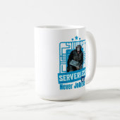 Serverloze Grappige Apen Ontwikkelaarshumor Koffiemok (Voorkant rechts)