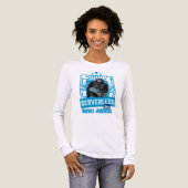 Serverloze Grappige Apen Ontwikkelaarshumor Tri-Blend Shirt (Voorkant)