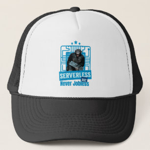 Serverloze Grappige Apen Ontwikkelaarshumor Trucker Pet