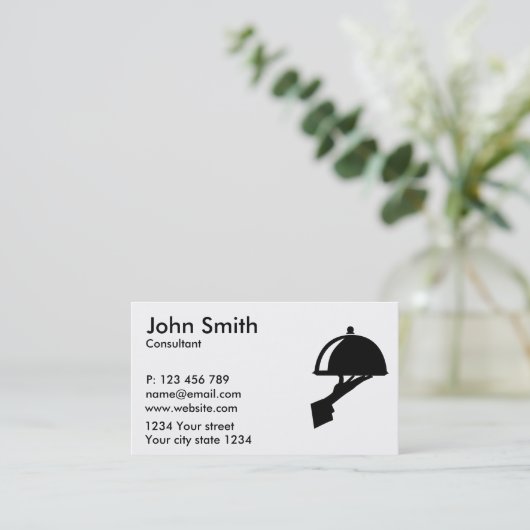 Serverober Visitekaartje (Staand voorkant)