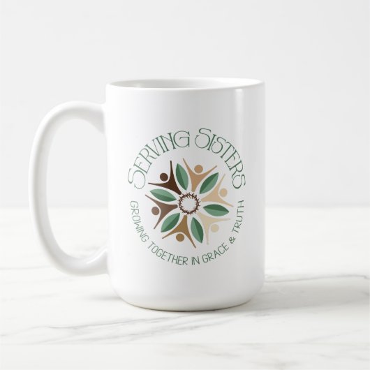 SERVERSISTERS LOGO 15oz Koffiemok (Links)