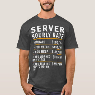 Serveruurtarief T-shirt