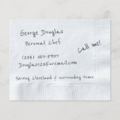 Servet achtergrond flyer (Voorkant)