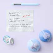 Servet achtergrond flyer (Enkel)