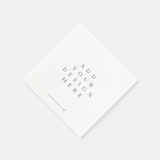 Servet Afdrukken Aangepast Ontwerp (Hoek)