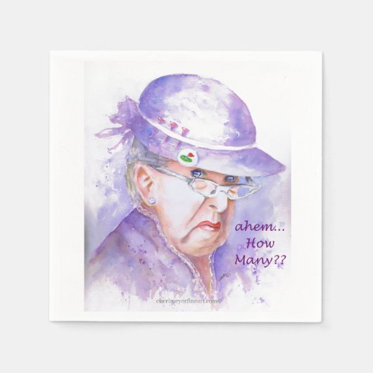 Servet - Golf - Hoeveel? (Voorkant)