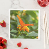 servet in papier, foto van een vlinder (Insitu)