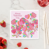 servet-lolly-bloem servet (Insitu)