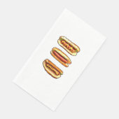 servet met hotdog (Hoek)