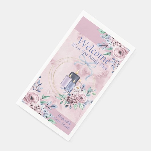 Servet Papieren Handdoek Qty 50 Spa Kinda Dag (Hoek)