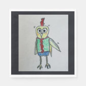 servet van kippepapier (Voorkant)