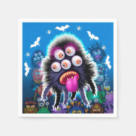 Servet voor Halloween feest Monsters