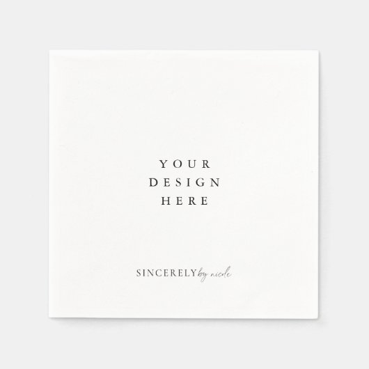 servetdruk servet (Voorkant)