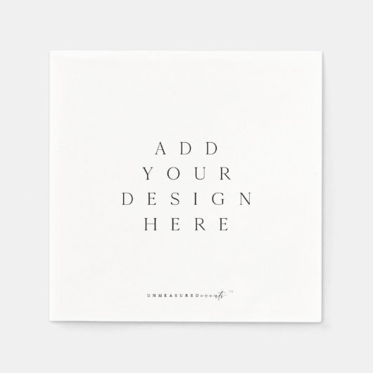 Servetjes bedrukken met eigen ontwerp servet (Voorkant)