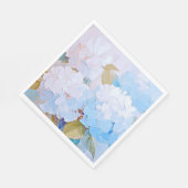 Servetten Blauwe Hortensia's, Tuinbloemen, Feest (Hoek)