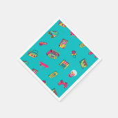 Servetten - Iconische 90's leuke retro party thema (Hoek)