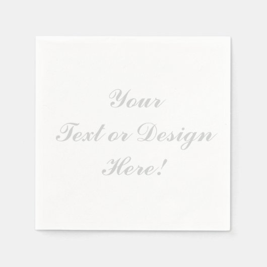  servetten - Jouw tekst of design toevoegen (Voorkant)