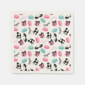 servetten met een Frans thema (Voorkant)