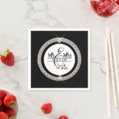 Servetten met eigen naam voor Mr. & Mrs. (Insitu)