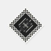 Servetten met inheemse ontwerpen (Hoek)