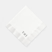 Servetten met monogrammen (Hoek)