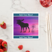 Servetten met silhouet van eland (Insitu)