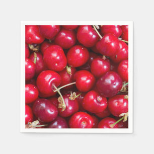 servetten met zoete kersen