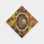Servetten - Papier - Herfst Happy Thanksgiving (Hoek)