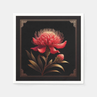 Servetten Serviette Waratah Fauna Flora