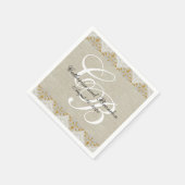 Servetten van het Document van het Huwelijk van (Hoek)