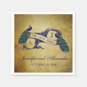 Servetten van het Document van het Huwelijk van de