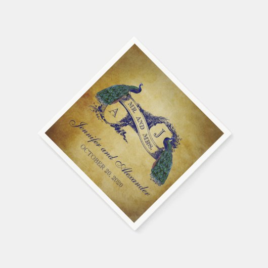 Servetten van het Document van het Huwelijk van de (Hoek)