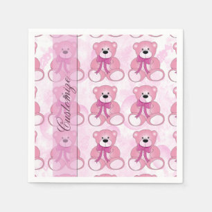 Servetten van het Patroon van de Teddybeer van het