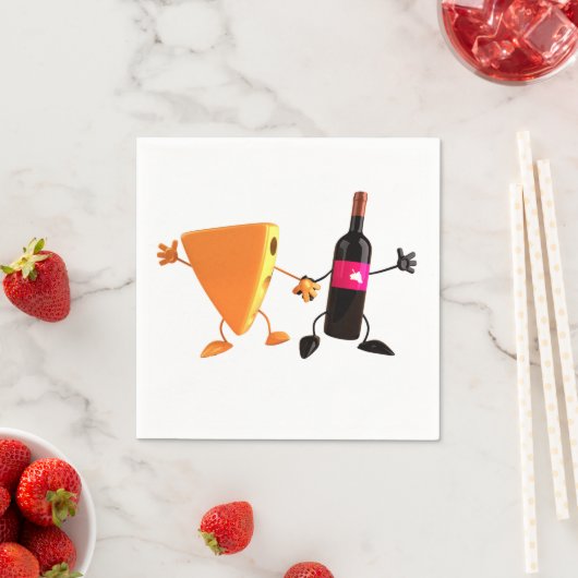 servetten van wijn- en kaaspapier (Insitu)