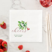 Servetten voor bruidsfeest Future Mrs Red (Insitu)