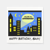 Servetten voor de verjaardag van een superheld | s (Voorkant)