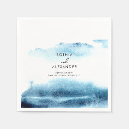 Servetten voor een moderne bruiloft.