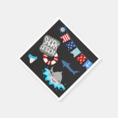 servetten voor haaienparty's (Hoek)