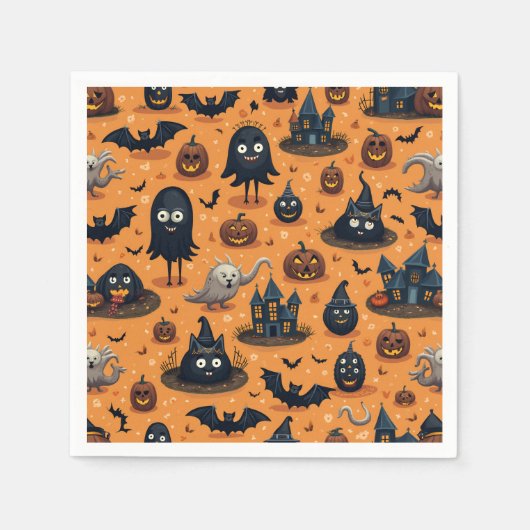 servetten voor Halloween (Voorkant)
