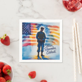 Servetten voor Memorial Day Gathering Party