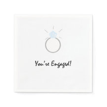 Servetten voor verlovingsfeest