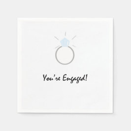 Servetten voor verlovingsfeest