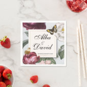 Servetten Wedding Bloom Bloem Bloem Vlinder (Insitu)