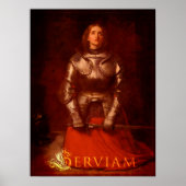 Serviam. - Joan of Arc Poster (Voorkant)