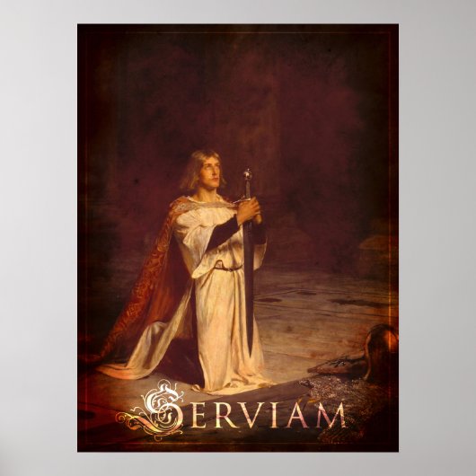 Serviam. Poster (Voorkant)