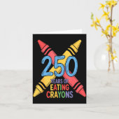 Service 250 Years 1776-2026 250th Birthday  Kaart (Gele Bloem)