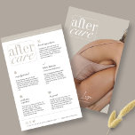 Service Aftercare Skincare Flyer<br><div class="desc">Eenvoudig en modern ontwerp voor beauty nazorg flyers. Perfect voor verpleegkundigen, schoonheidsspecialisten, huidklinieken, esthetische verpleegkundigen, wellnessaanbieders en schoonheidsdienstverleners, maar het kan ook worden gebruikt door verschillende eigenaren van kleine bedrijven die esthetisch aantrekkelijke flyers en brochures willen. Selecteer de optie 'Bewerken met ontwerpgereedschap' om dit ontwerp verder aan te passen. *Aanbevolen...</div>
