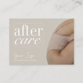 Service Aftercare Skincare Visitekaartje (Voorkant)