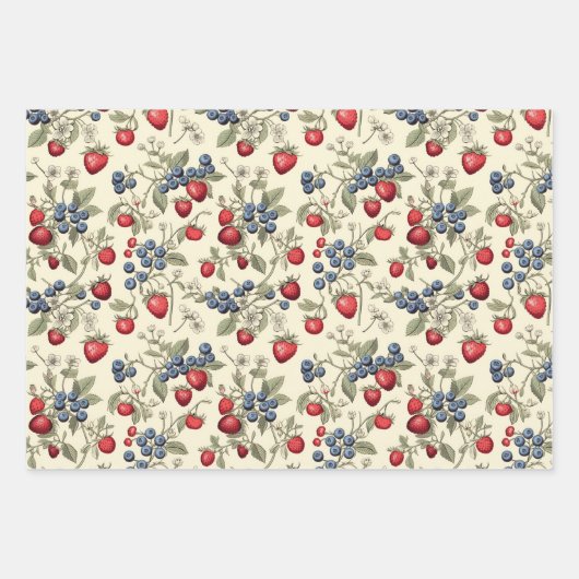 Service Berry Inpakpapier Vel (Voorkant 3)